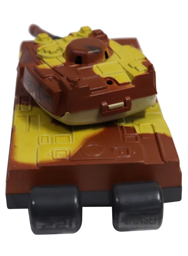 Shinsei Battle Tank T-20 Maintenance Free Pullback Spring Action Race Toy Gift for Boys 3+ Years. Strong ABS Plastic, NO Sharp Edges, BIS Certified. Pack of 1, Color Brown - Image 4
